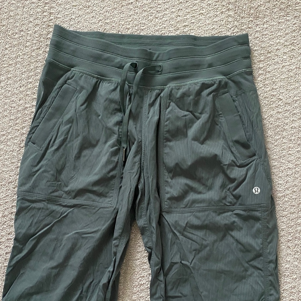Lululemon medium Forrest green dance studio pant